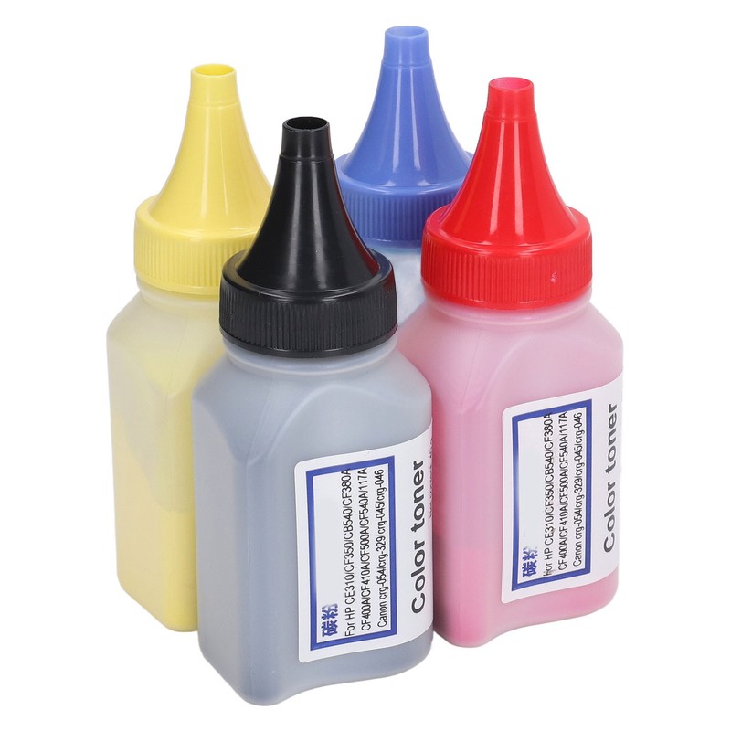 Colorful Black Printer Toner Powder Chip Set for CF350A CE310A