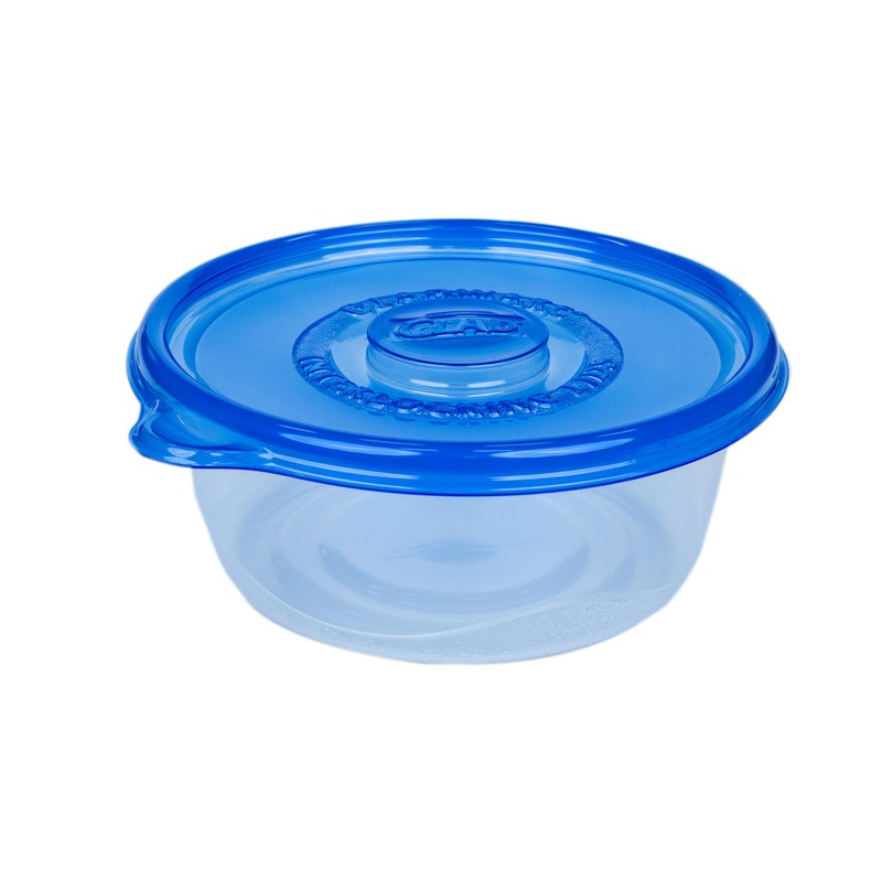 Glad GladWare Big Bowl Food Storage Containers with Lids, Large