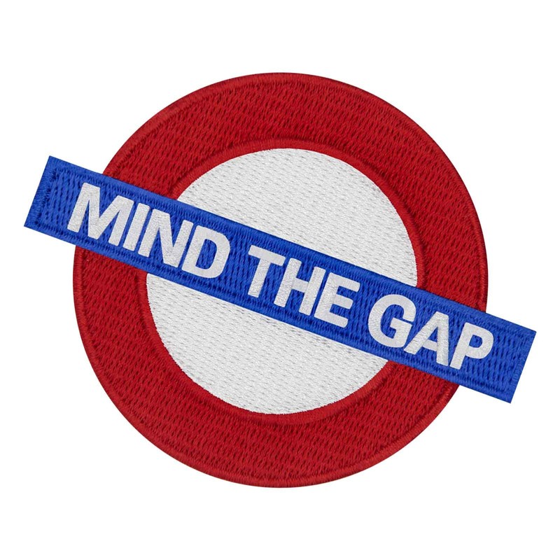 The Underground Mind The Gap Patch Embroidered Badge Biker Applique