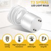Kittmip 4 Pcs 13W T3 GU24 CFL LED Light Bulbs