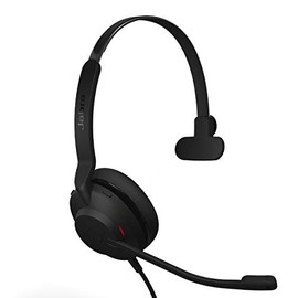 Jabra Evolve2 30 UC Wired Headset, USB-C, Mono, Black â Lightweight, Portable Telephone Headset with 2 Built-in Microphones â Work Headset with Superior Audio and Reliable Comfort