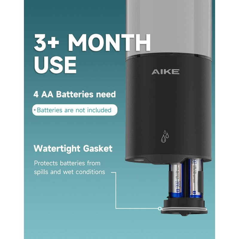 AIKE Automatic Soap Dispenser for Liquid, Wall Mounted for Kitchen