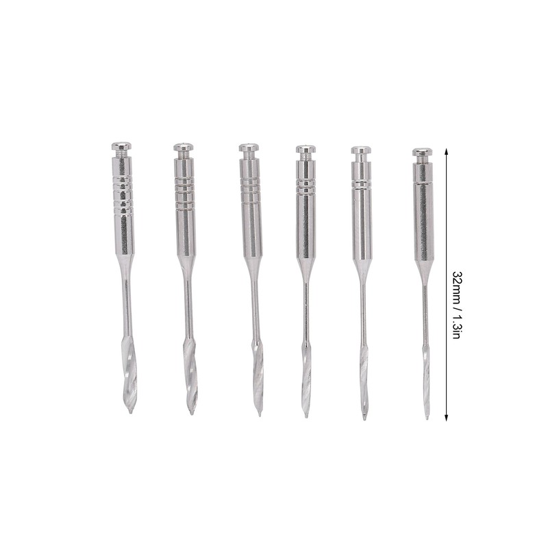 6pcs Dental Peeso Reamers Drill File Endodontic Files for Endodontic