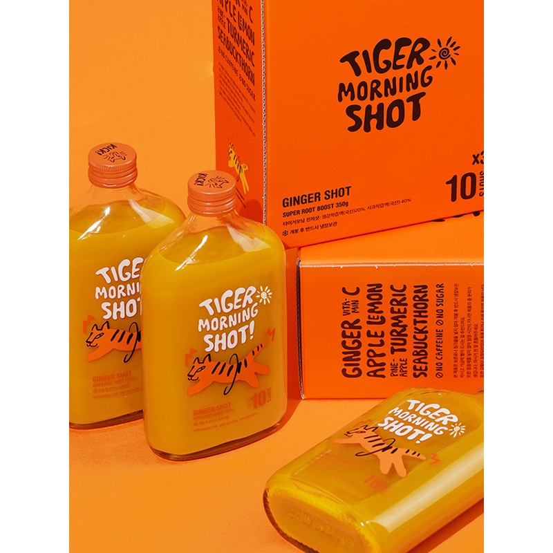 Tiger Morning 타이거모닝_진저샷 스타터키트/3병/6병 Tiger Morning Ginger Shot Starter Kit