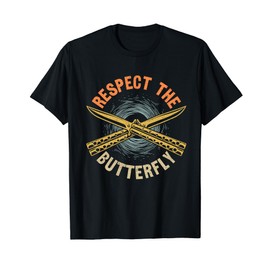Respect the Butterfly Design for a Butterfly Knife expert T-Shirt