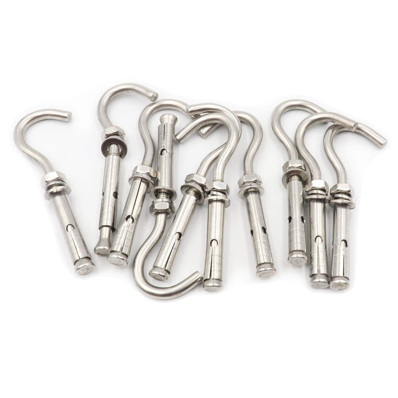 LBY - Tornillos de expansión de acero inoxidable con gancho