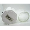 IKEA Set of 2 Ikea Candle Holders White and Clear