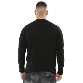 NOROZE Men's Christmas Jumper Reindeer Stag Nordic Polar Bear Festive Unisex Xmas Jumpers (XXL, Merry Xmas Reindeer Black)