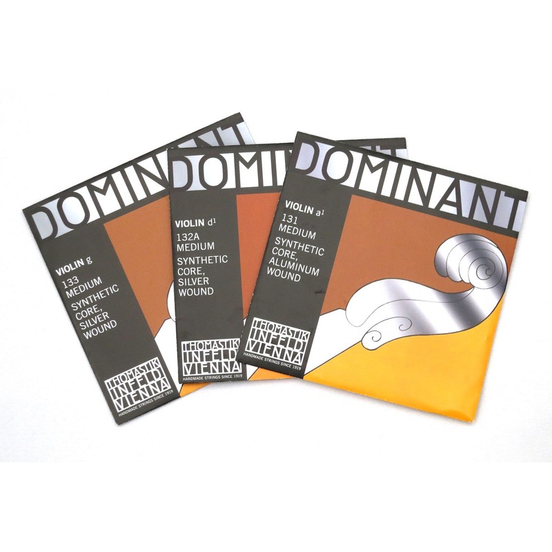 THOMASTIK Dominant 4/4 Violin Strings A.D.G Line Set (D Wire