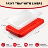 Mister Rui 18 Inch Paint Roller Kit with 4FT Extension
