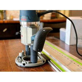 ToolCurve Guide Rail Adapter Compatible with Bosch 1617 Router - Made in USA!