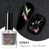 MEET ACROSS Cat Eye Nail Polish with 1 Magnet, Chameleon