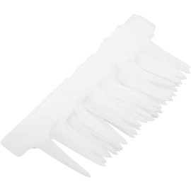 TOPINCN Etiquetas de Plástico para Plantas 50 PCS Impermeables PVC T-Tipo Marcadores Jardín Viveros Macetas Estacas Arboles Kit Herramientas Jardinería 6 * 10 cm (Blanco)