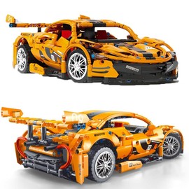 Building Blocks Remote Conrol Racing Car 1: 14 Tech Sports Car Building Brick RC Supercar Building Kit Adult Collectible Race Cars Model Great Gift for Boys, Teens Ages 6+,1258PCS