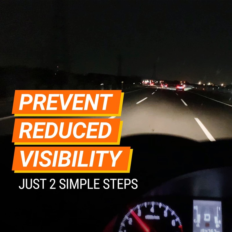 Armor All Headlight Restorer, Car Headlight Cleaning Wipes, 2 Wipes-