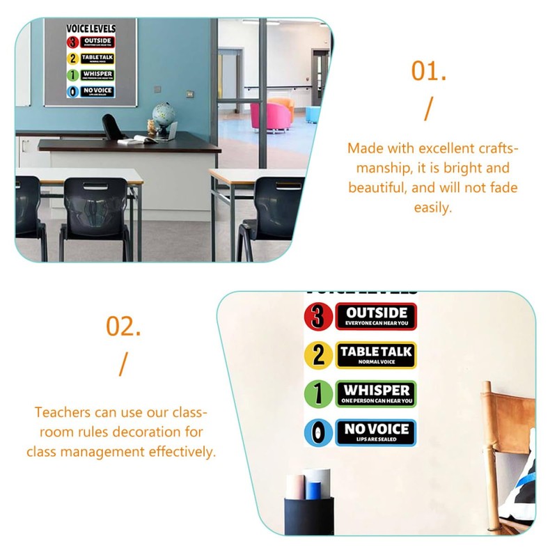 MAGICLULU Special Education Classroom Must Haves Voice Sticker Classroom Rules