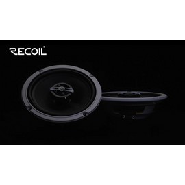 Recoil RMX65 Echo Plus Series 6.5-Inch 2-way Car Audio Coaxial Speaker System