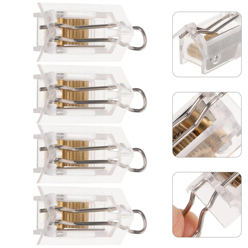 EXCEART 4pcs Window Curtains Shades Install Parts Cord Locks for