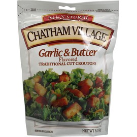 Chatham Village Croutons Garlic and Butter -- 5 oz