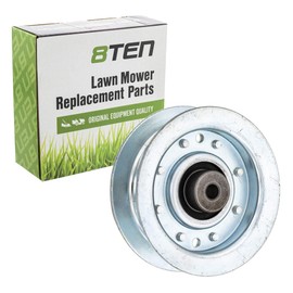 8TEN Flat Idler Pulley for John Deere X300 X304 X310 X320 X350 LTR155 LTR166 LTR180 Sabre AM146880
