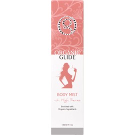 Organic Glide Body Mist Enriched with Organic Ingredients Naturally Free From Parabens, Hormones. Ideal as a mid-day moisturizing lift to rejuvenate your body. 120ml