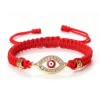 Evil Eye Bracelet (Red & Golden)