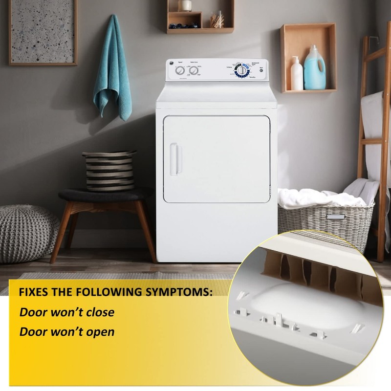 Lifetime Unbreakable W10861225 Dryer Door Handle by Seentech - Compatible