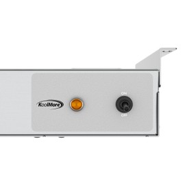 KoolMore 24 in. High Wattage Commercial Food Strip Warmer with Toggle Controls and Cord - 120V, 500W, UL Listed in Stainless-Steel (KM-WSTRIP-24)