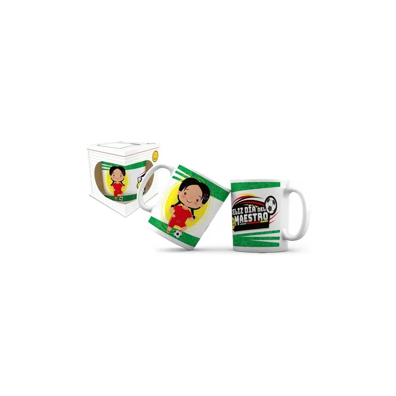 Taza Día Del Maestro Maestra Teacher Miss Con Nombre Y