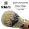 Kent Large Wooden Bristle Shaving Brush Large - Wood -