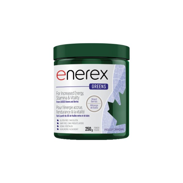 Enerex Botanicals Greens Gluten Free (Mixed Berry) - 250g