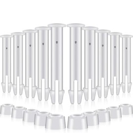 TKTTBD Pool Joint Pins & Seals - 24 Pieces Pool Joint Pins Pool Replacement Spare Parts for Intex Pool 28270-28273 - Plastic Pin Splint Pin - Pool Connection Pins for Round Pool (2.36 inches)