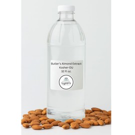 Pure Almond Extract 32 oz. Plastic Bottle by Lyza's Sweets & Treats