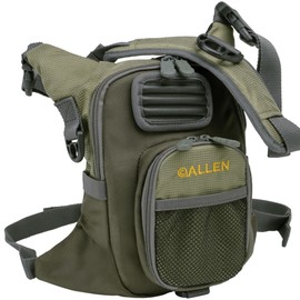 Allen Company Fall River Fly Fishing Chest Pack - Fits 2 Tackle/Fly Boxes and Other Accessories - Green