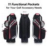T WINSOLOGY Golf Bag Travel Club Stand Ball Cart Support