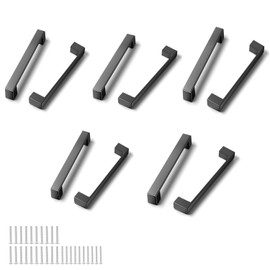 Hysgscwd 10PCS 3.8-inch Drawer Handles, Matte Black Cabinet Handles, Hardware, Furniture Handles, Cabinet Handles, Dressing Table Handles
