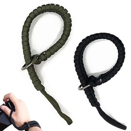 Pyuyan 2 x Digital Camera Wrist Strap, Hand Strap Camera Strap for All Dslr, Adjustable Hand Strap, Camera Strap Quick Release for Compatible with Nikon, Canon, Sony, Olympus DSLR, Black; Army Green