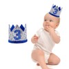 Baby 3 st Birthday Crown Hat, Birthday Party Decorations, Kids