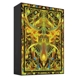 strublfe Sacred Flame Themed Playing Cards, International Standard Size Deck of Cards, Exquisite Pattern Poker Cards, Double-Sided Anti Slip Design, Family Entertainment, Party Games. (Golden)