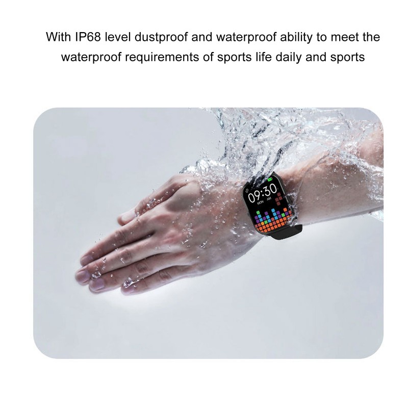 Health Monitor Watch 2.01inch Screen Sports Mode Analysing Sleep IP68