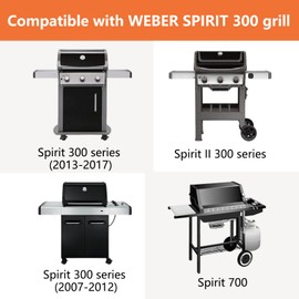 Hongso 17.5" SUS304 Stainless Steel Grill Grates 7638 7639 for Weber Spirit I & II 300 Series E & S 310 320 330 SP320 Spirit 700, Spirit 2 GS4, Genesis Silver/Gold B & C, Genesis 1000-3500 Gas Models