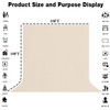 LYLYCTY Large Screen Backdrop 10x10FT Beige Background Cloth Photo Studio