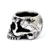 Alchemy Gothic England - Dark Skull Shaped Tea Light Holder
