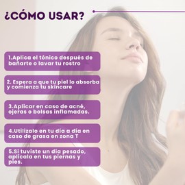 KOKOS Organic, Agua de Hamamelis, Tonico Facial, Limpia Profundamente la Piel, Para Pieles Mixtas o Grasas, Limpiador facial, Astringente, Tonico facial hidratante, Contendio 250 ml