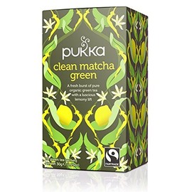 Pukka Herbs Organic Clean Matcha Green Tea 20 Bags (Pack of 2)