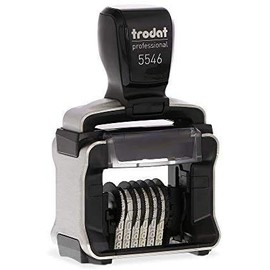 Trodat Professional 5546 Numberer Self Inking Stamp - 6 Digits