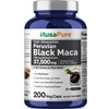 NusaPure Peruvian Black Maca Root Extract 50:1 - Suitable for