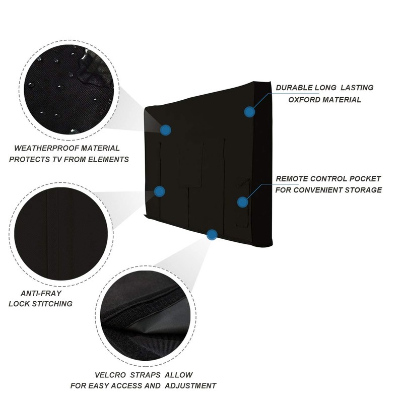 iBirdie Outdoor TV Cover 80 to 85 inch Weatherproof, Cover