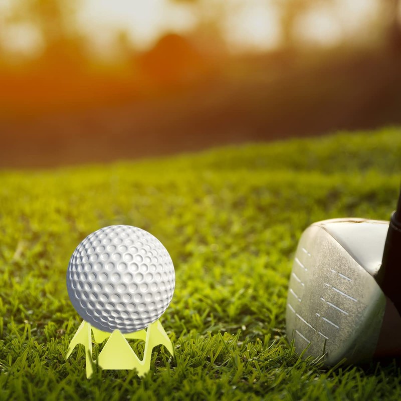 20Pcs Plastic Golf Tees Lightweight Golf Simulator Tees Portable Golf