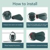 10400 mAh Camping Fan with LED Lantern, Waterproof USB Tent